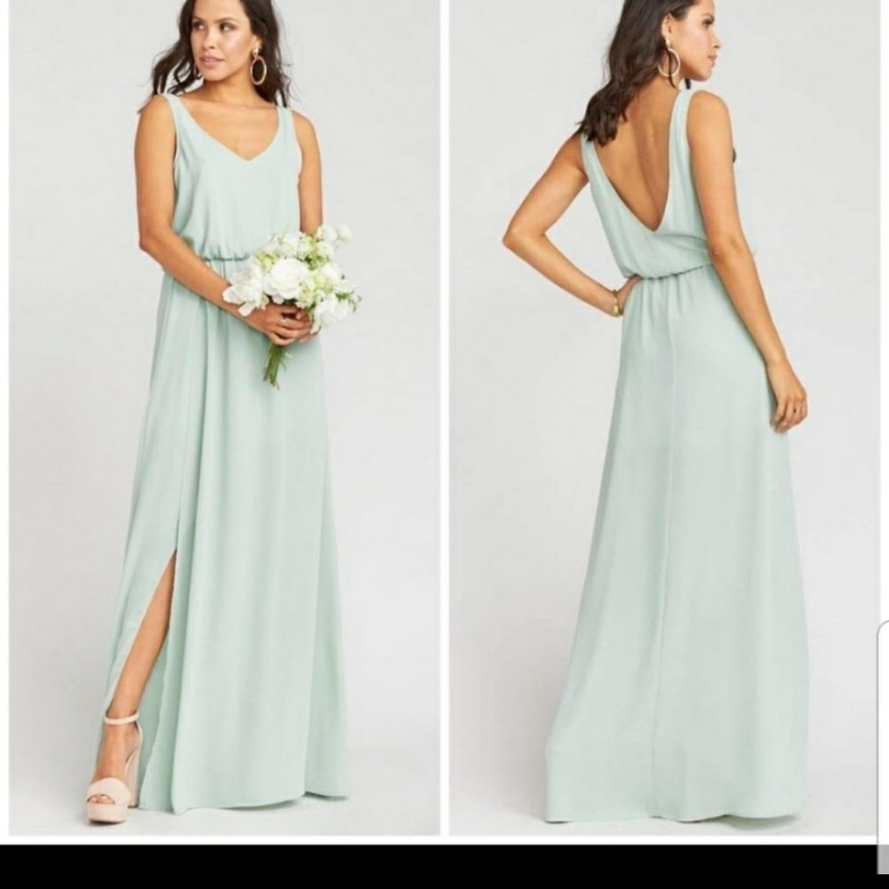 Show Me Your Mumu Kendall maxi dress, dusty mint